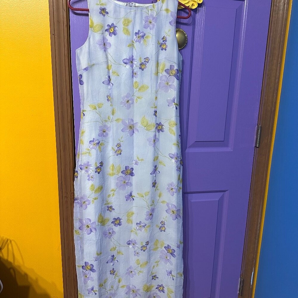 Purple maxi dress